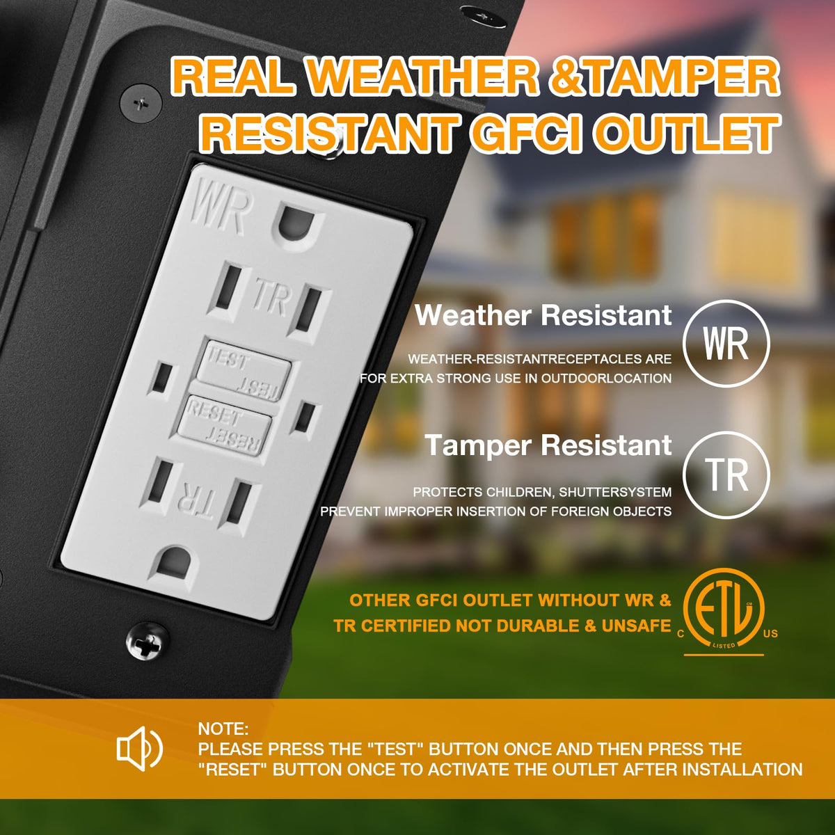 Ehaho outdoor wall sconce IP65 rated for weather resistance.