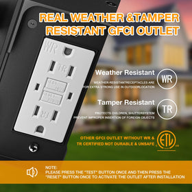 Ehaho outdoor wall sconce IP65 rated for weather resistance.