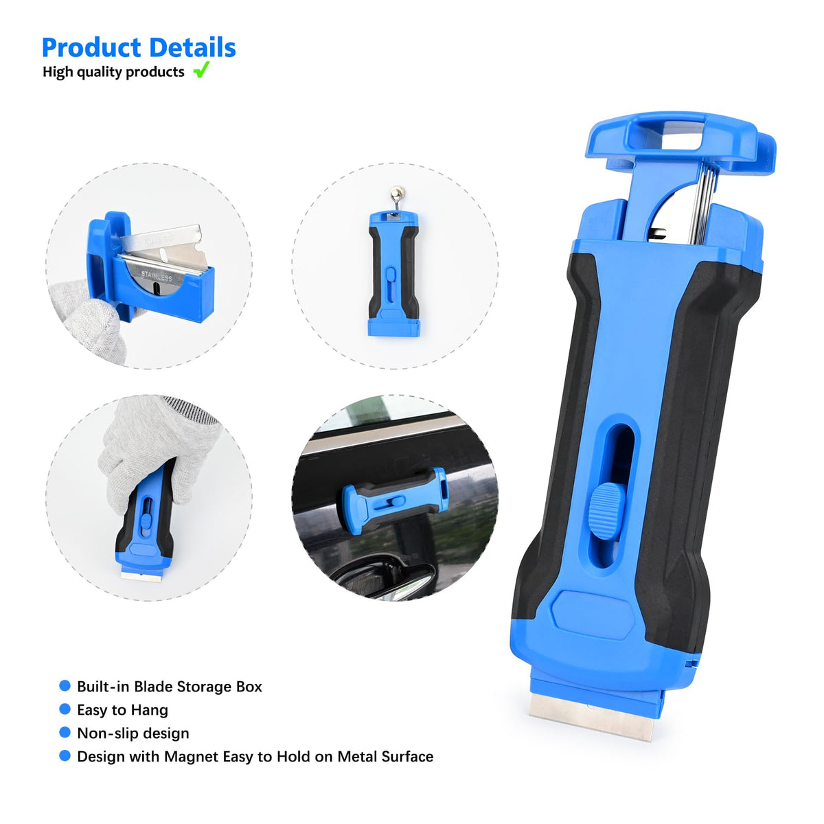 EHDIS ergonomic grip handle reduces hand fatigue