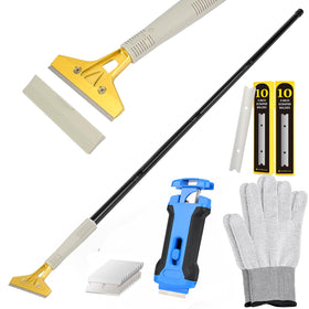 EHDIS extended handle scraper with 15 to 58 inch reach for floors and walls