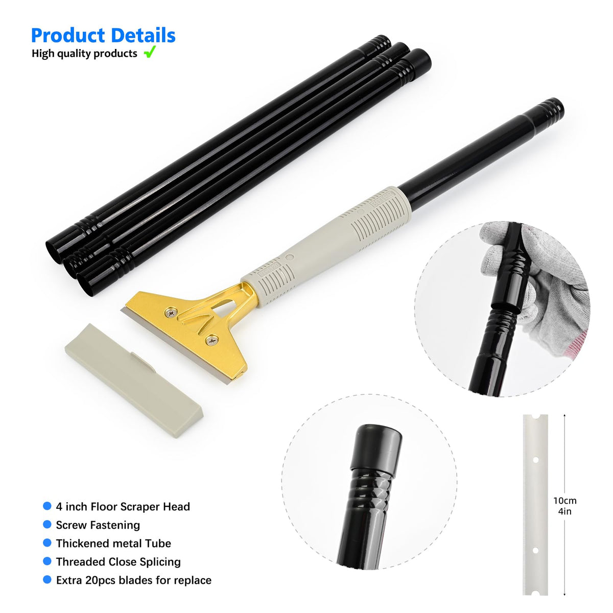 EHDIS extension tube system enabling customizable blade reach