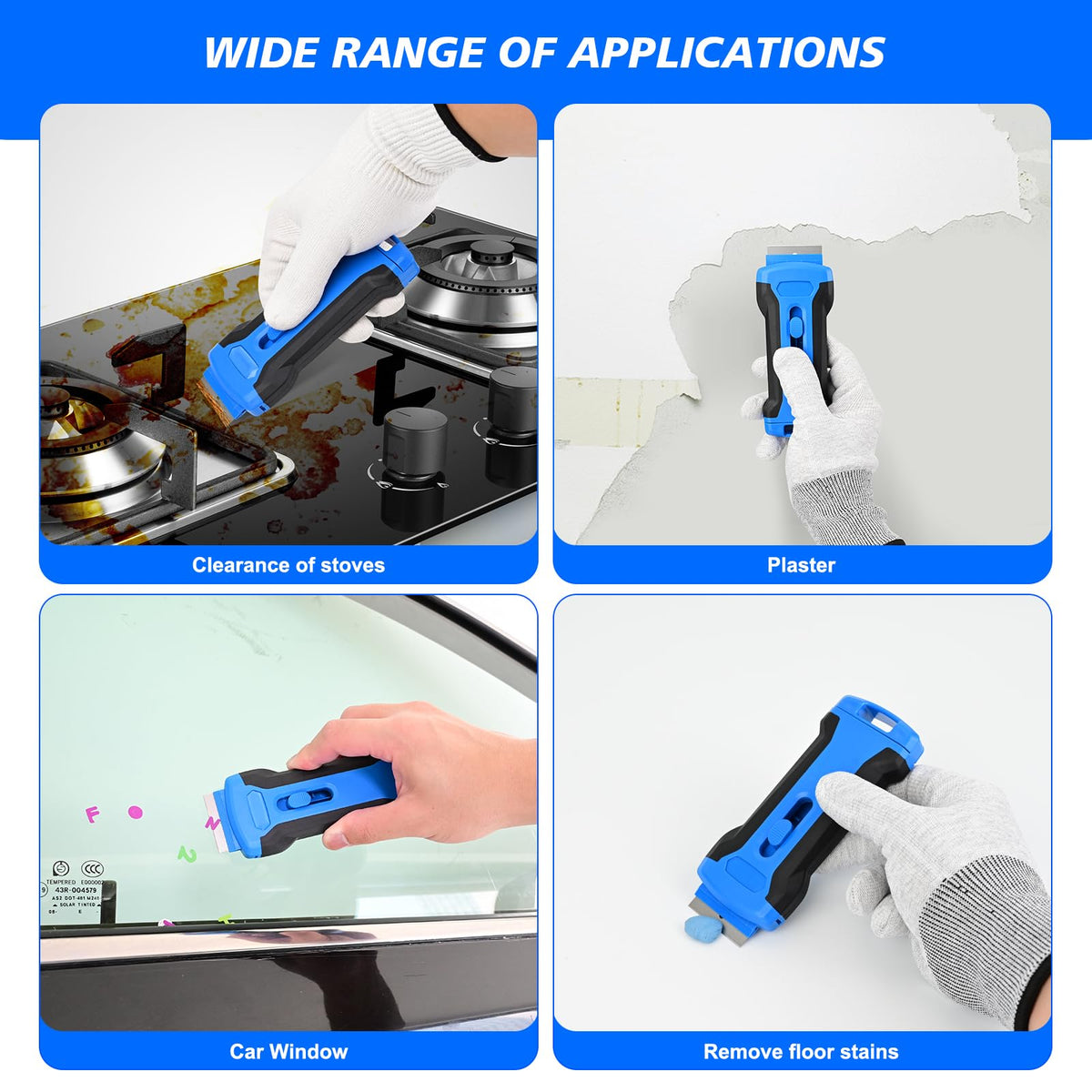 EHDIS versatile scraper for concrete vinyl tile and more