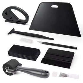 Ehdis vinyl wrap sponge roller in action, helps smooth surfaces with minimal air bubbles.