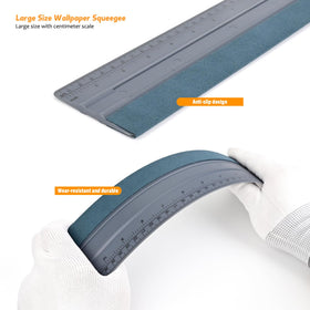 EHDIS wide-bristles brush covers large surface areas for fast smoothing.