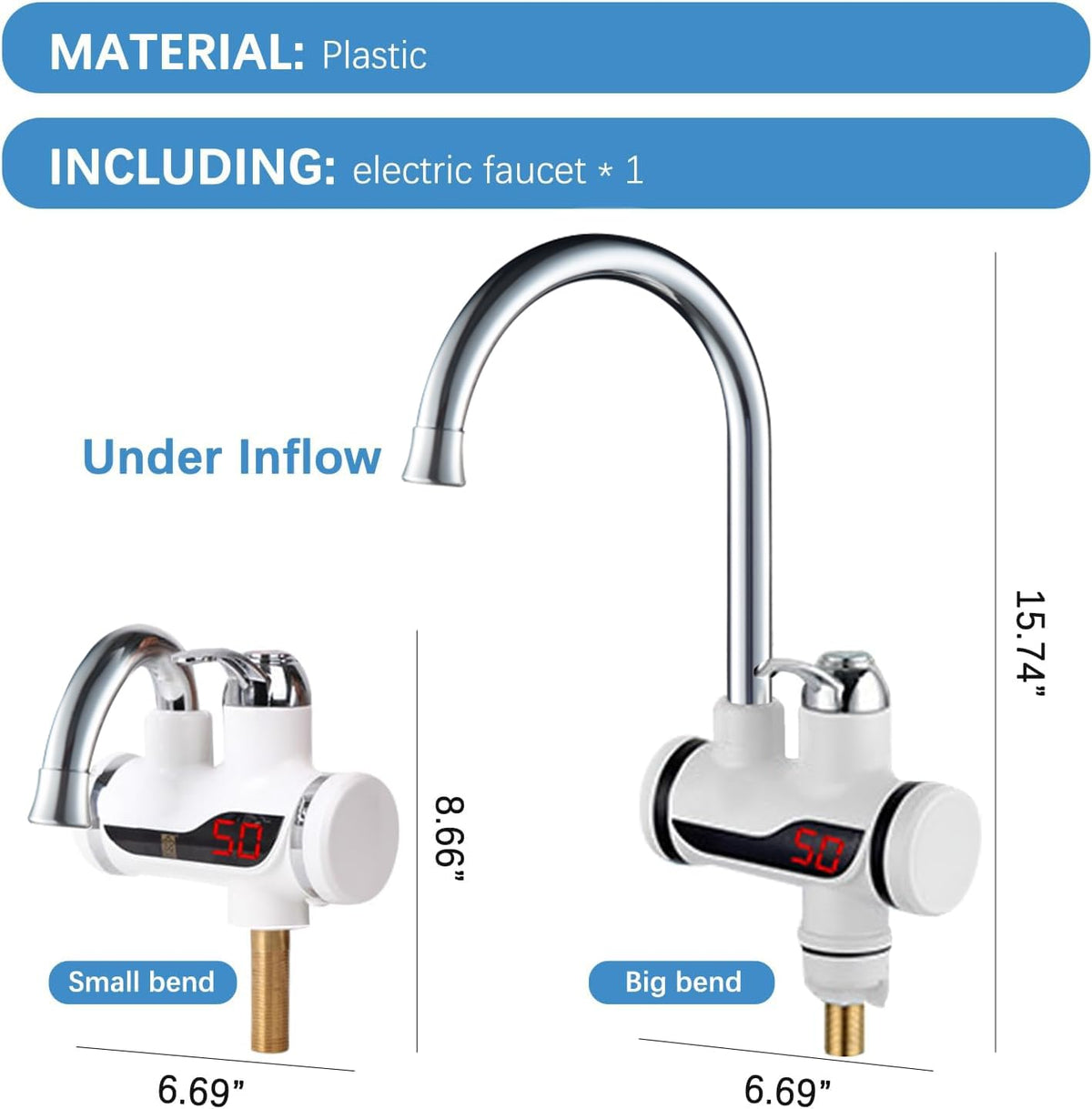 EHERDM durable ABS and aluminum alloy construction for long-lasting daily use.