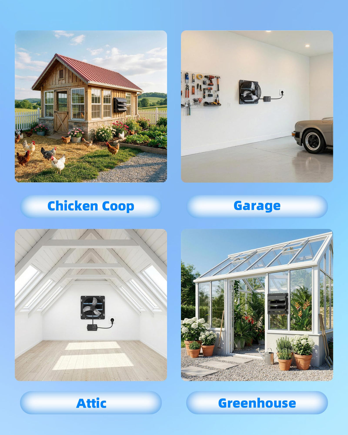Ehiair easy installation cutout template simplifies mounting