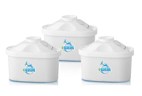 EHM SureFlow alkaline pitcher assembly view for easy at-home hydration.