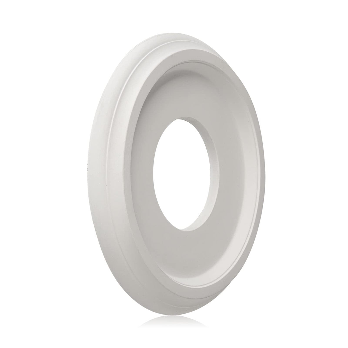 Covers large holes and cracks around fixtures without replastering.