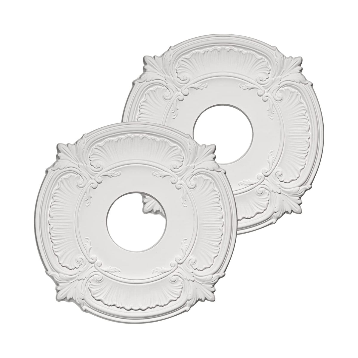 EIFHYT two-pack ceiling medallions offer affordable room upgrade.