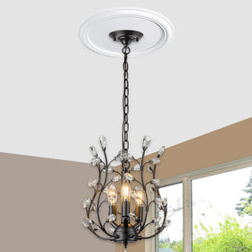 EIFHYT indoor-outdoor medallion resists elements while concealing holes.