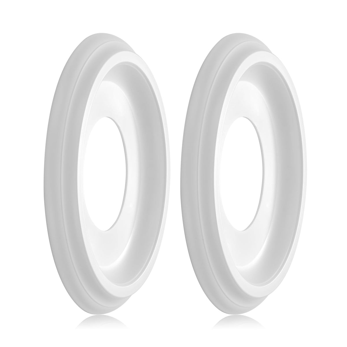 EIFHYT molded nylon ceiling medallion, white finish, 9.8 inch diameter, ideal for elegant fixture framing.