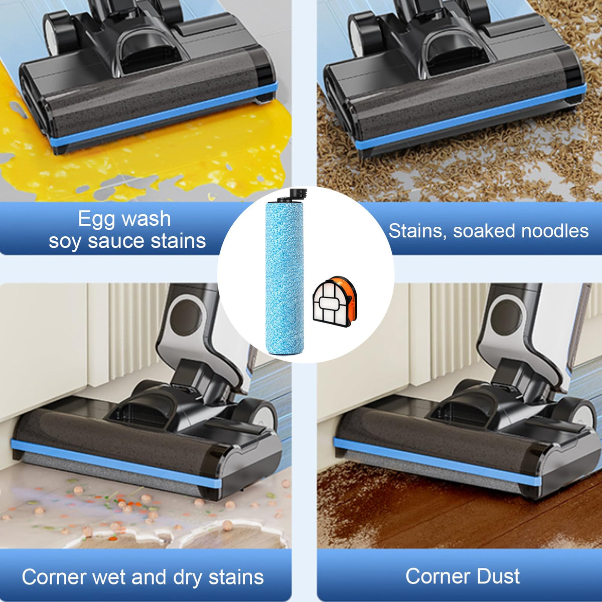 Eifrthe WD161 compatible models list including Shark HydroVac and MessMaster.