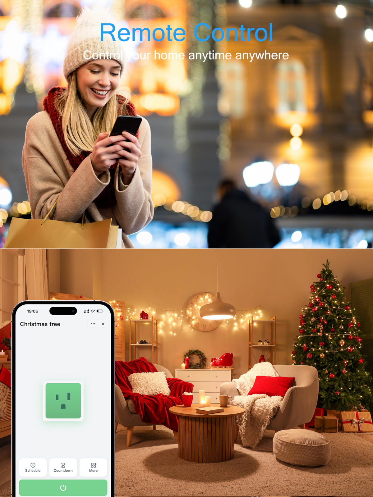 EIGHTREE daily-use scenario shows lamps and fans automated for convenience.