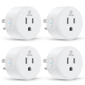 EIGHTREE smart plug compact design in a living room setup for space-saving convenience