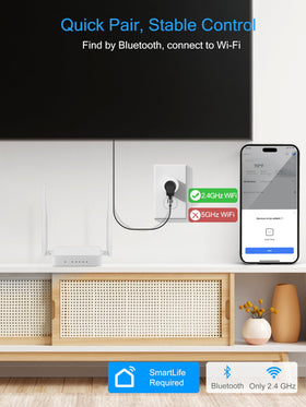 EIGHTREE Wi-Fi control interface enables remote management of plugged-in devices.