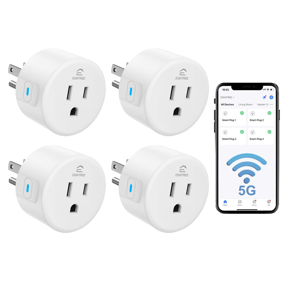 Eightree smart plug with 5ghz setup for fast, reliable control near the router.