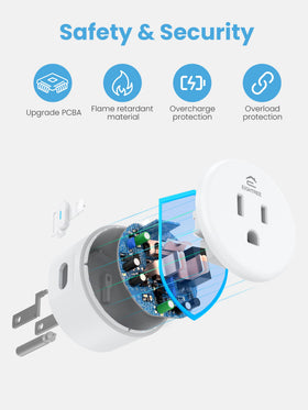 Eightree group-control lets you manage multiple plugs from one screen.