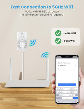 Eightree smart plug remote-control lets you switch devices from anywhere.