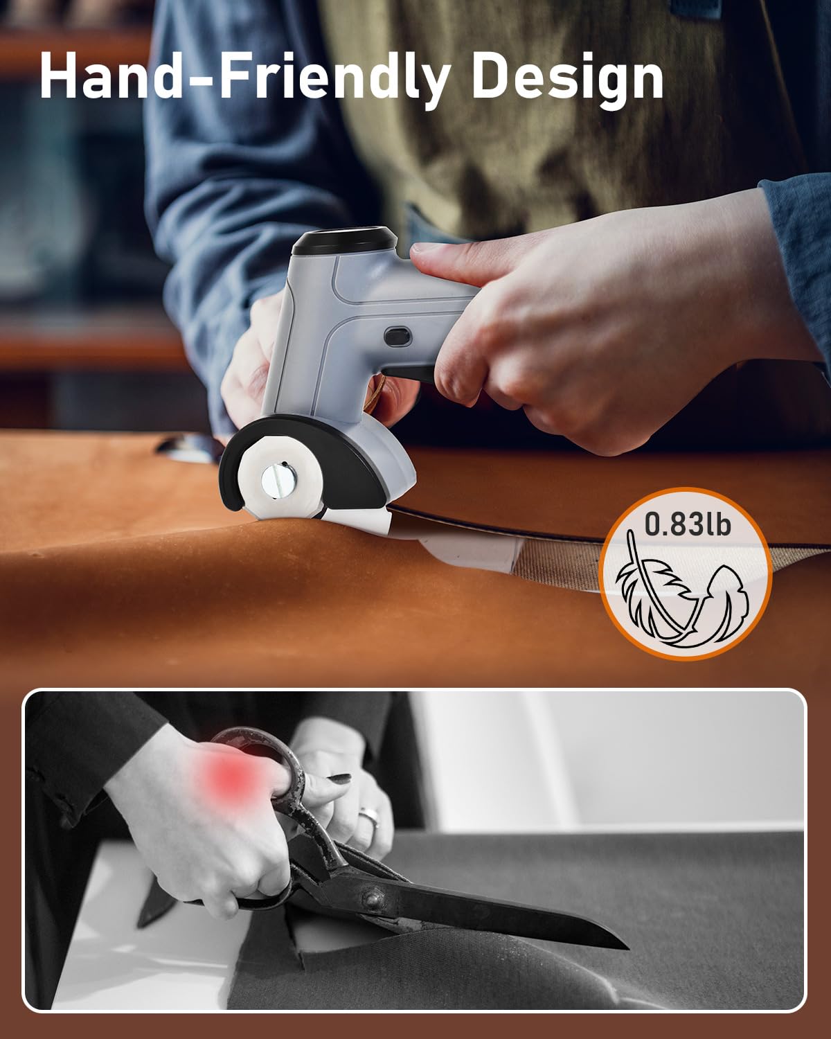 EiGuoerl 4V with LED light for precise work in dim areas.