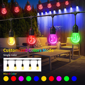EIKOSON shatterproof bulbs enhance durability for outdoor use.