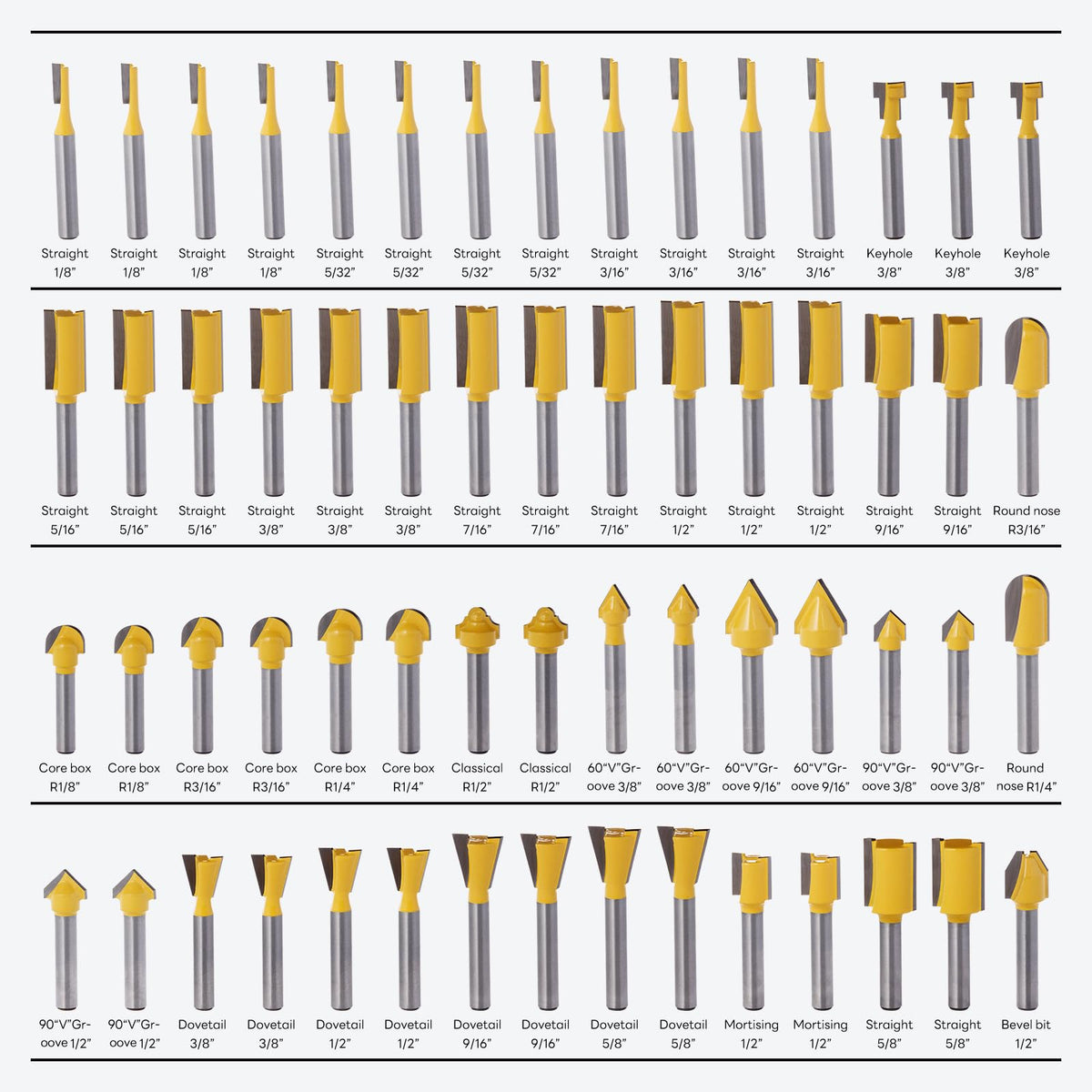 EilxMag tungsten carbide blades (YG8) deliver clean, precise wood cuts.