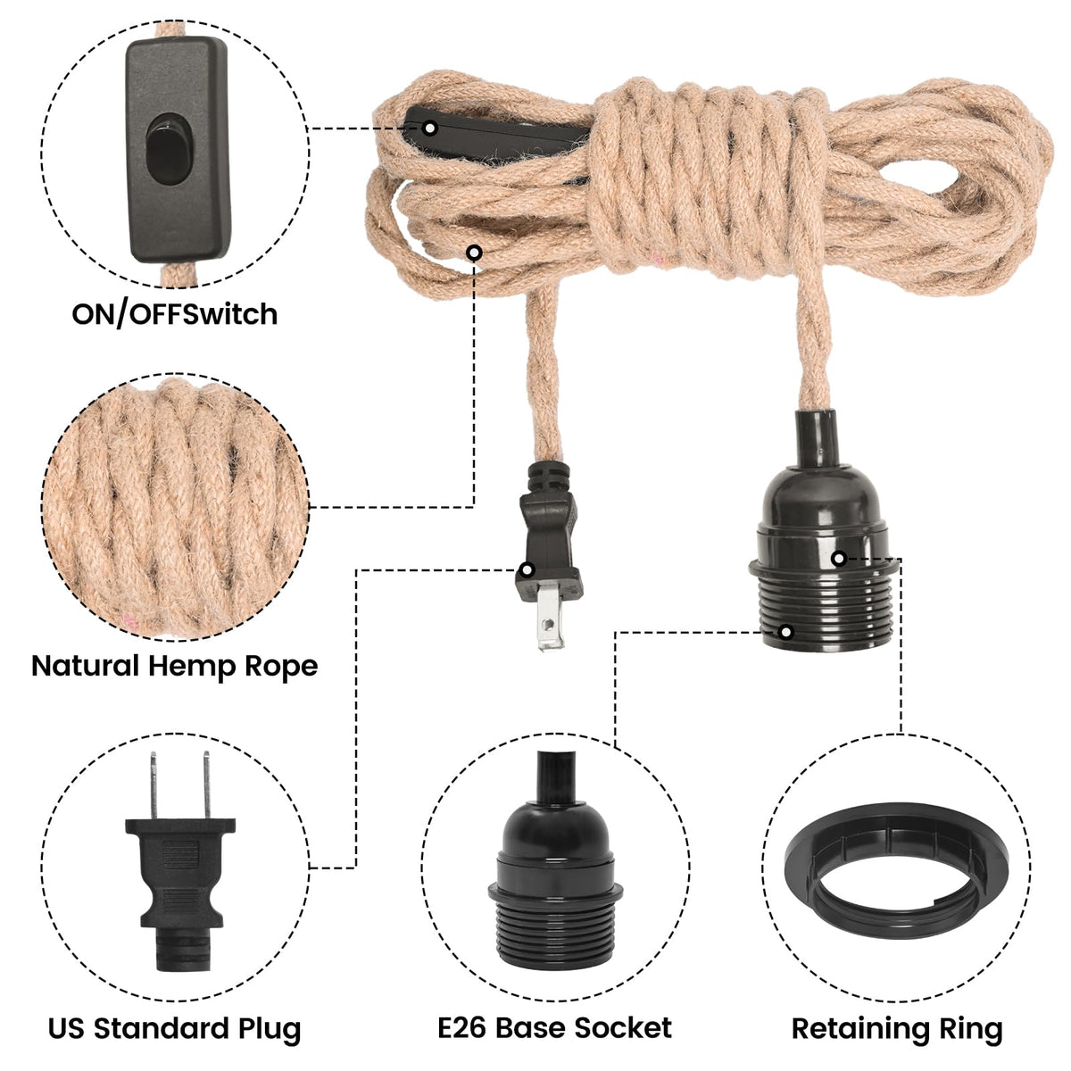 Eivtokn installation accessories included with the kit