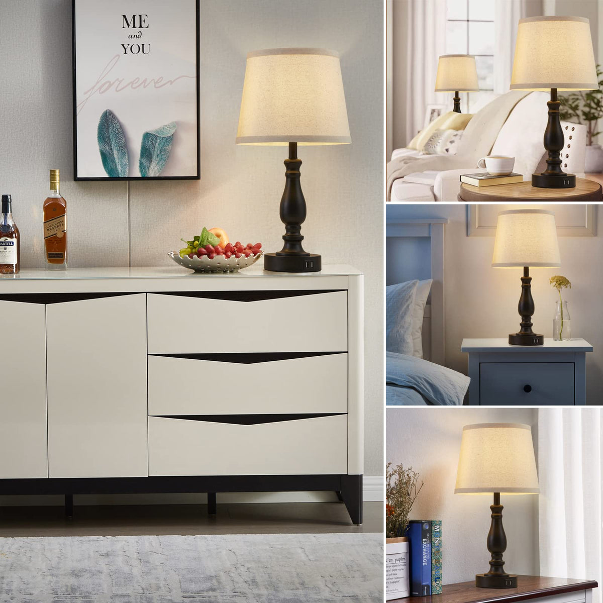 EJIAXIN versatile bedroom decor pair suitable for multiple spaces