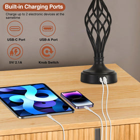 EJIAXIN black metal base ensures sturdy support and sleek look