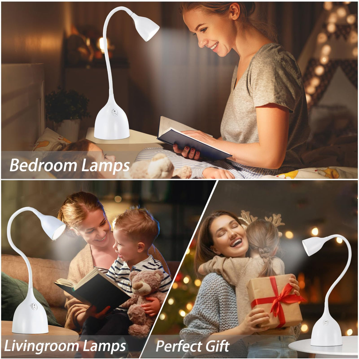 EJIAXIN desk lamp ideal for dorm rooms and small desks