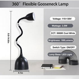 EJIAXIN flexible gooseneck enables precise task lighting.