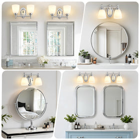 EJIAXIN easy-install vanity light kit includes mounting hardware