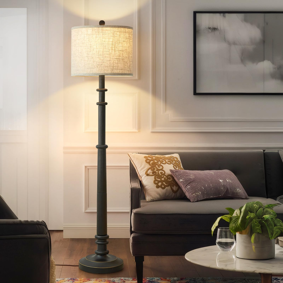 EJIAXIN floor lamp assembly required for quick setup