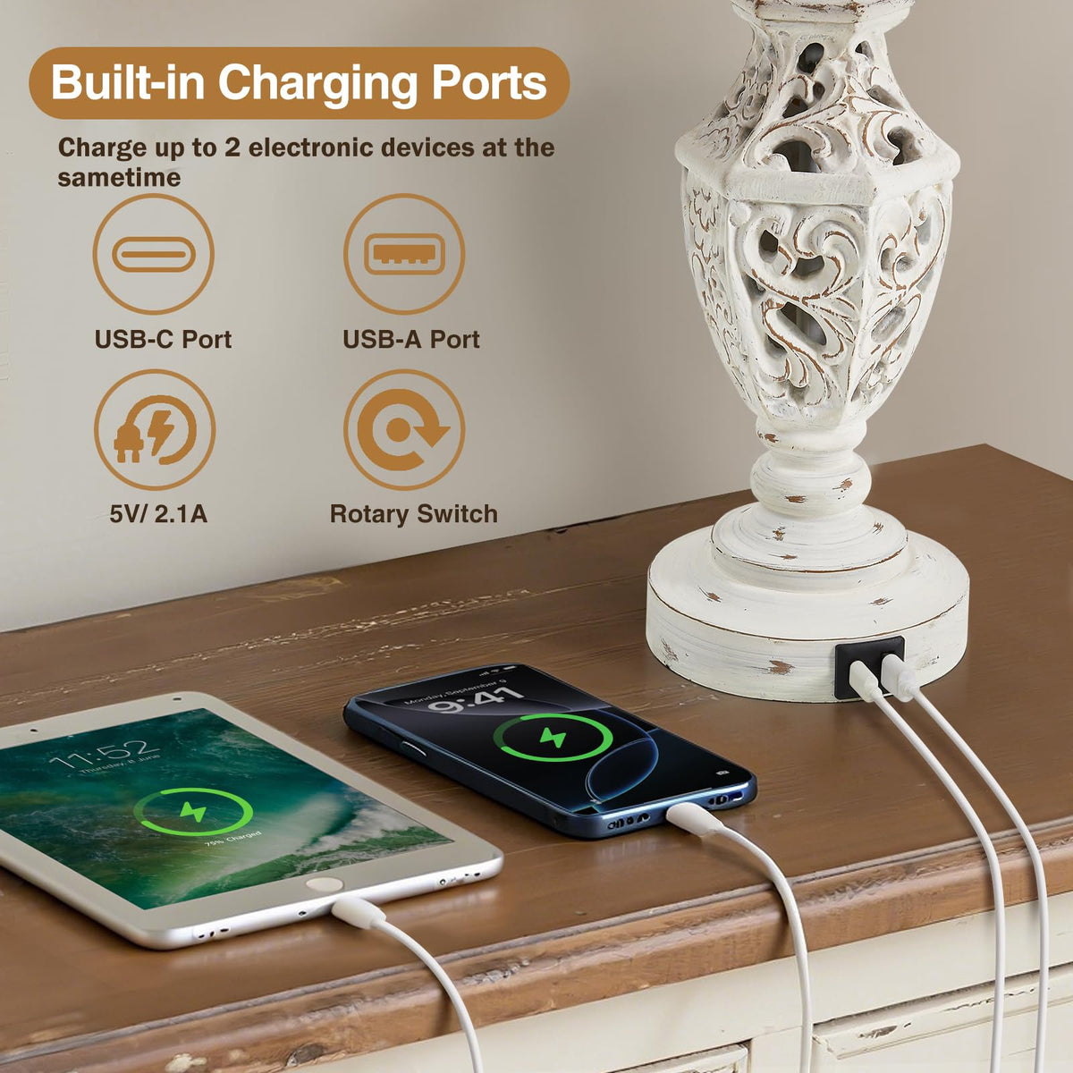 EJIAXIN night light provides a soft ambient glow for late evenings.