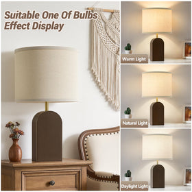 EJIAXIN LED bulbs included provide warm, neutral, or cool lighting options.