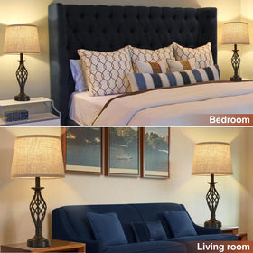 EJIAXIN nightstand lamps ideal for living rooms and desks