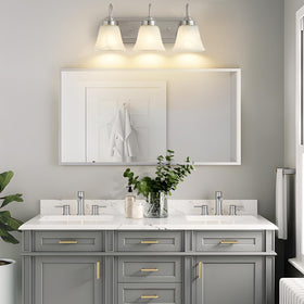 EJIAXIN over-mirror fixture enhances entryways with clean lines