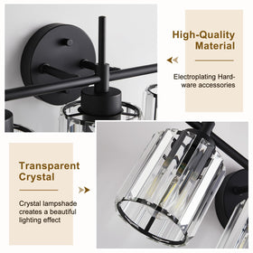 EJIAXIN sturdy metal and crystal construction built to last