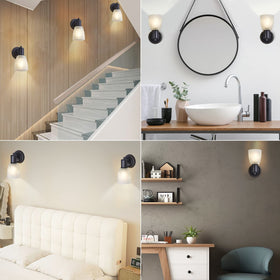 EJIAXIN vanity light with E26 base for versatile bulb options.