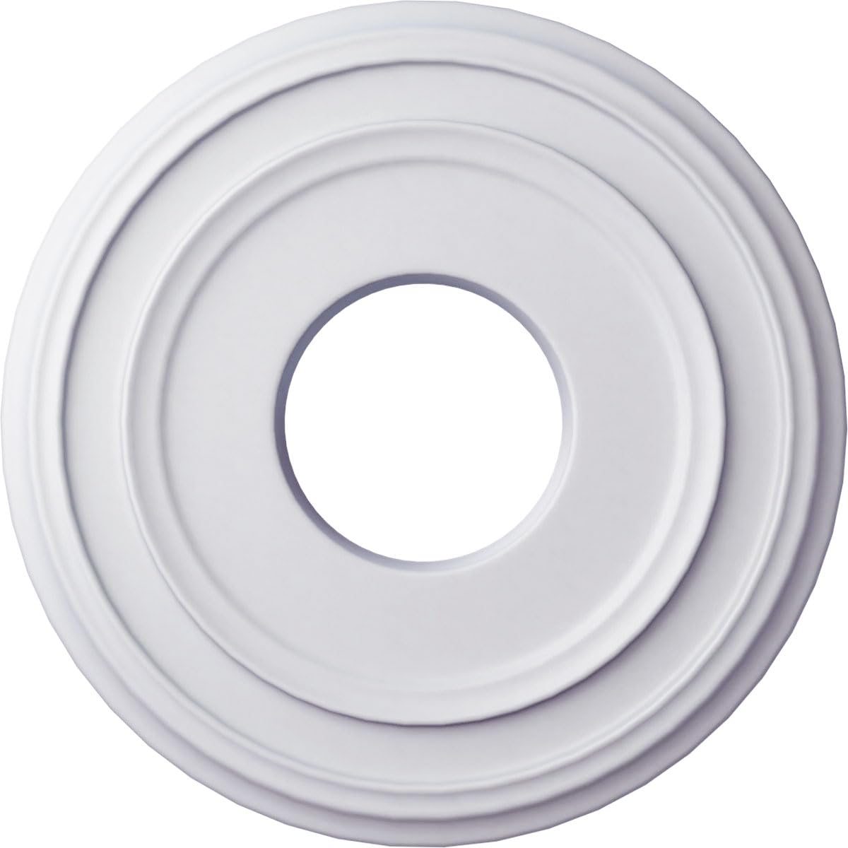 Ekena Millwork medallion outer diameter shown for bold ceiling focal point