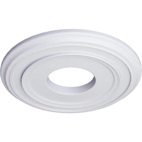 Ekena Millwork medallion inner diameter detail ideal for fixture fit