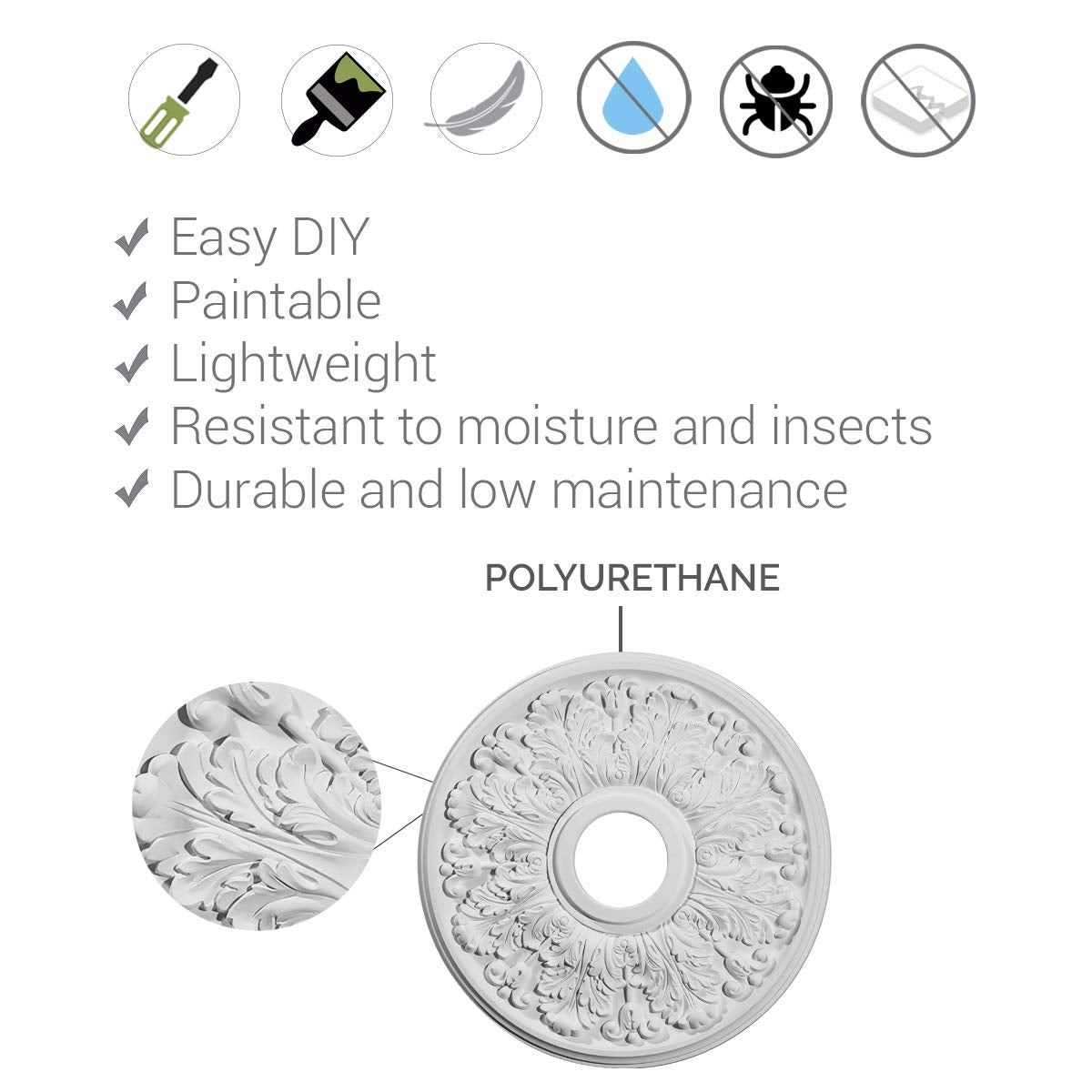 Lightweight design enables quick, tool-friendly installations.