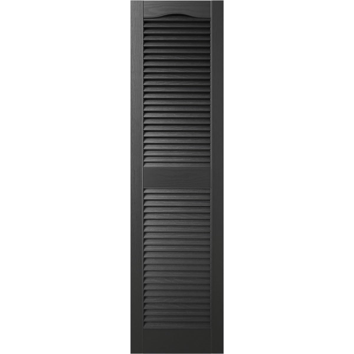 Open louver detail on an Ekena shutter, promoting airflow and natural light.