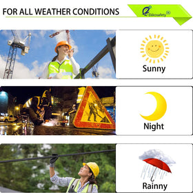 Ekkosafety Hi-Vis Vest enhancing night visibility for夜 operations.