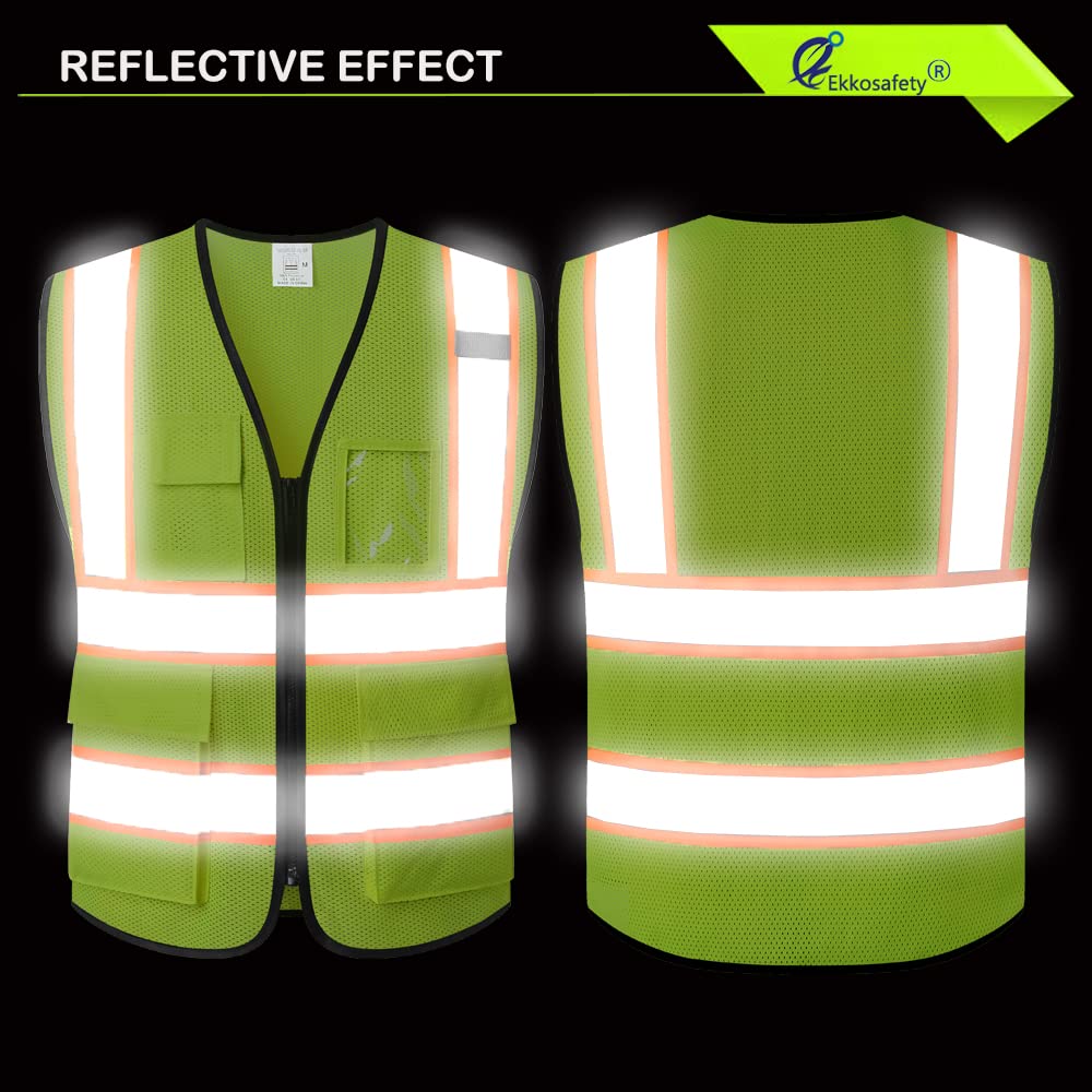 Ekkosafety Breathable mesh vest designed to keep you cool on long shifts.