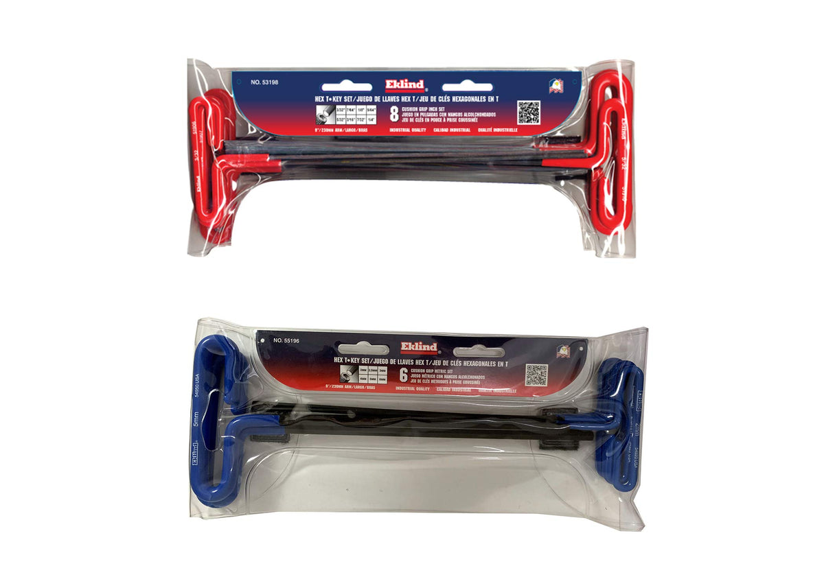 Eklind 50914 USA-made hex keys built with heat-treated alloy steel.