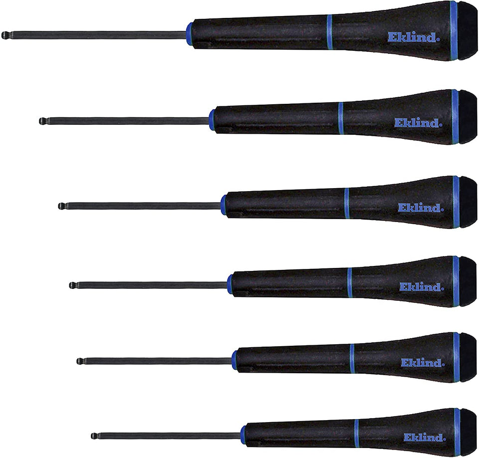 Eklind 92600 PSD ball-hex tip for precise screw driving in metalwork projects.