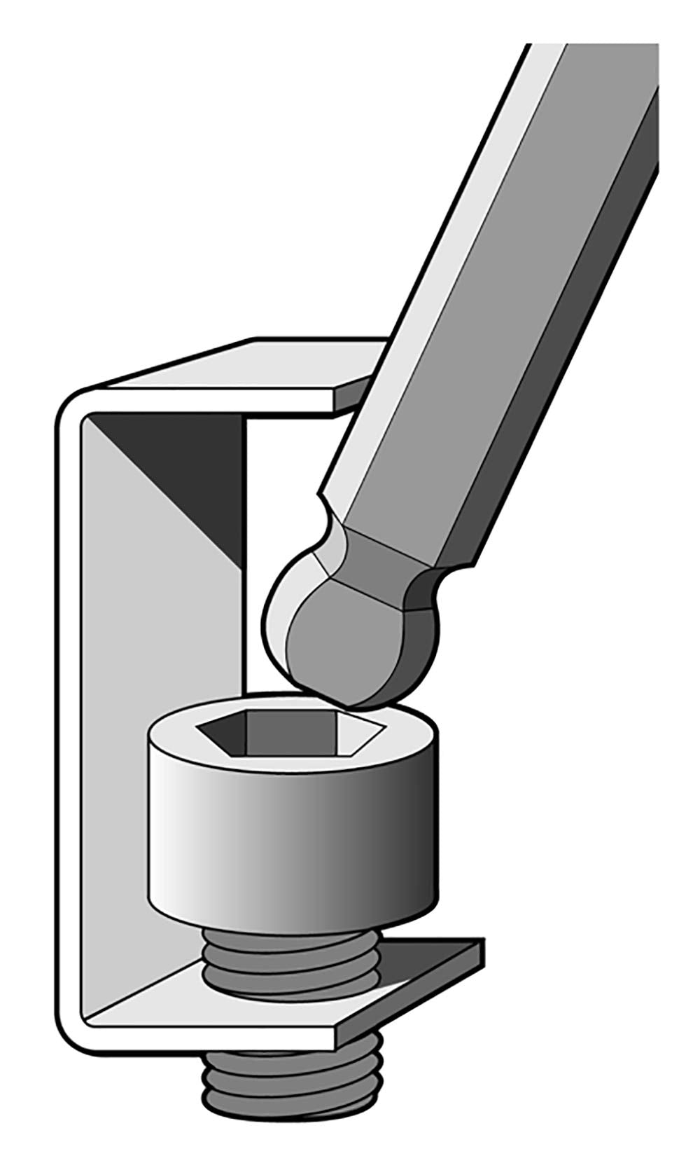 Eklind 92600 PSD precision tip supports accurate screwing in tight spaces.
