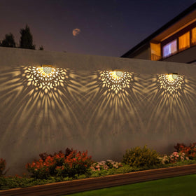 EKQ deck yard solar light for outdoor decoration and mood lighting.