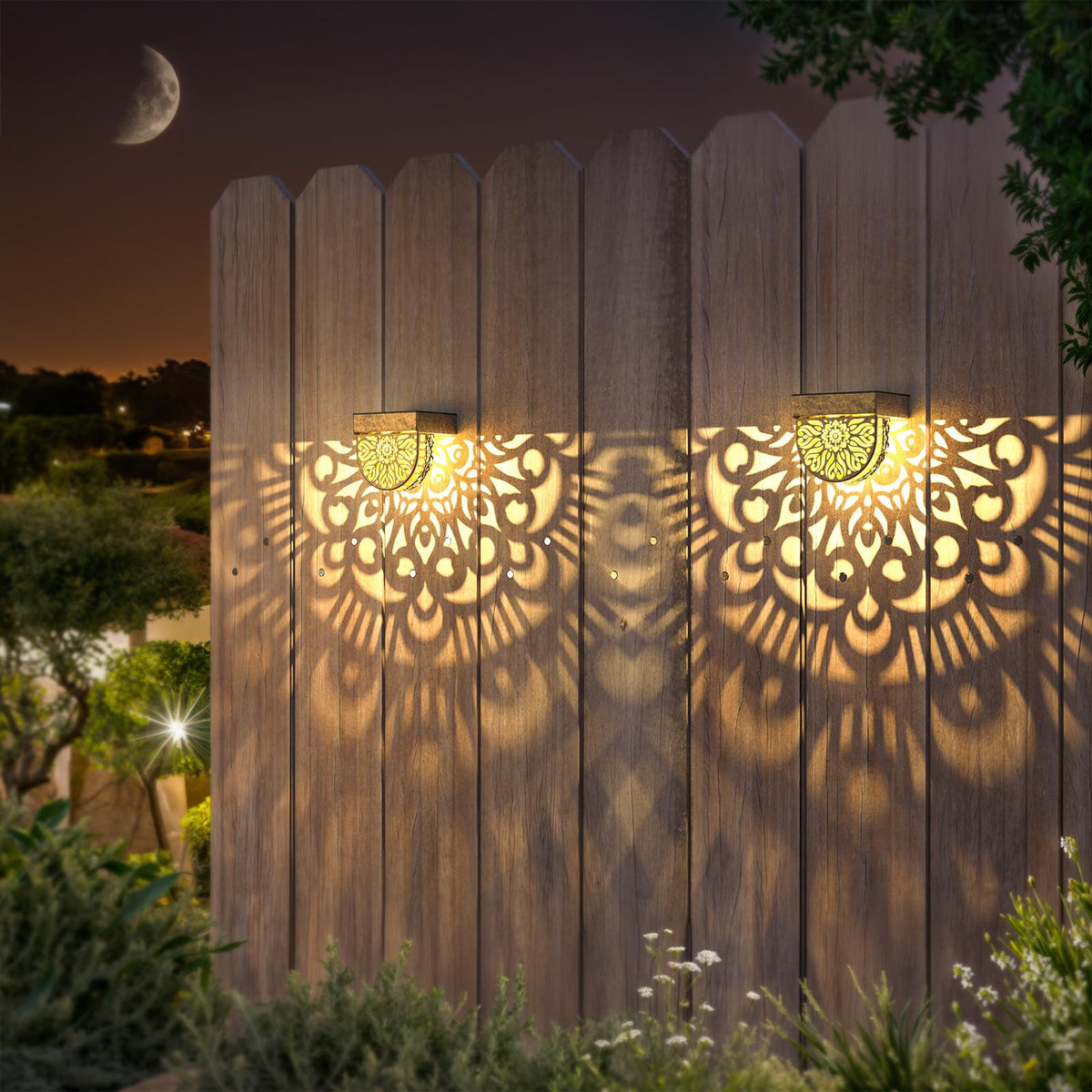EKQ easy-install solar wall light saves wiring and setup time.