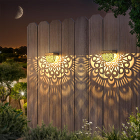 EKQ easy-install solar wall light saves wiring and setup time.